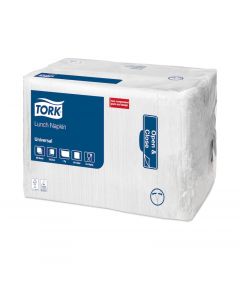 Tork Universal Lunchserviette, 32,5x32,5cm, 1lg, 1/4-Falz, weiß